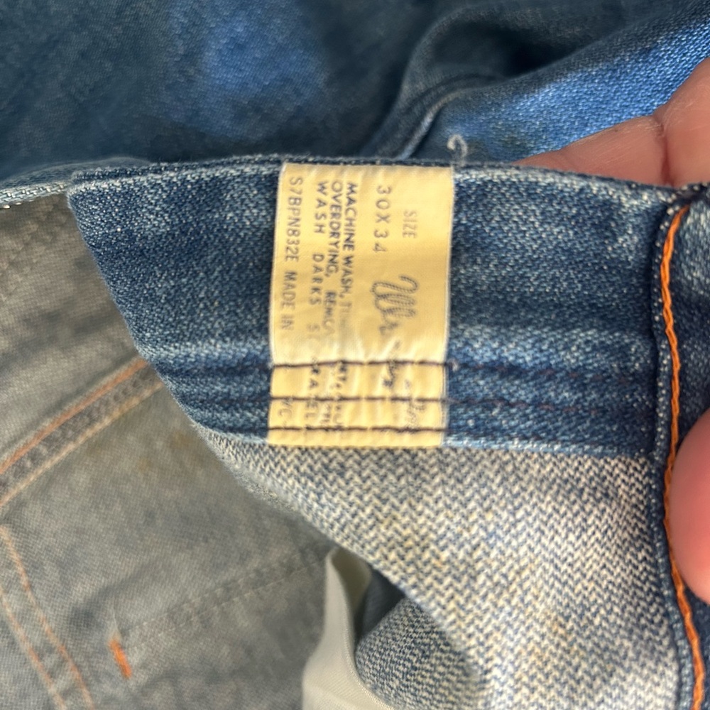 Vintage Weangler 936 Cowboy Cut Slim Fit Jeans 30x34 - Made in the USA